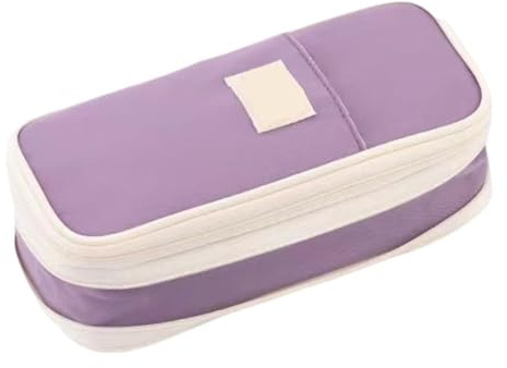 Pencil Bag, Foldable Pouch Organizer for Stationery Supplies, Big Capacity for School Use