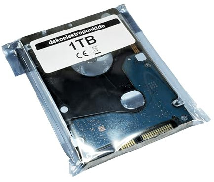 dekoelektropunktde 1TB HDD Festplatte passend für IBM Lenovo IdeaPad S12 (S012) (SATA3 5400RPM)
