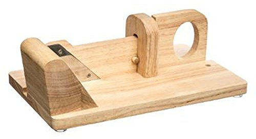 Paris Prix - Trancheuse à Saucisson Guillotine Naturel 28,5cm en Bois