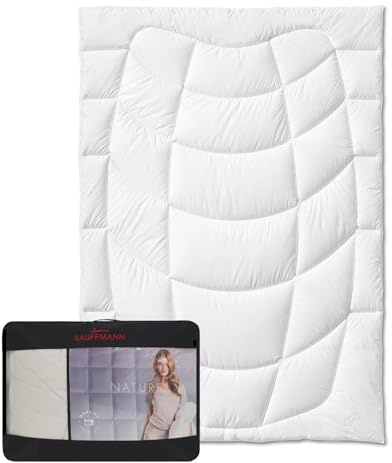 Kauffmann Home Wildseide Steppdecke, Wärmeklasse: Leicht, 135 x 200 cm, 40° waschbar