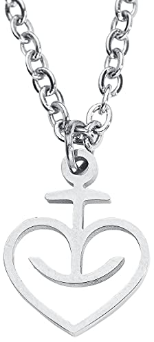 Astra Herzanker Damen Halskette, Edelstahl, Geschenk-Idee aus St. Pauli