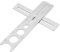 ALLOMN Multi Angle Messlineal, Fliese Locator Puncher Angleizer Schablonenwerkzeug Multi Template Einstellbarer Lochsucher Edelstahl (Zentimeter)