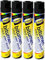 Prosolve Bitumen Cold Joint Seal Spray Tarmac Roof Gutter Repair Pot Hole Sealer - 4 Pack