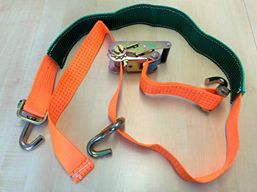 4 Stück Spanngurte Zurrgurte 50 mm für Pkw Transport zur Radsicherung 2500/5000 daN