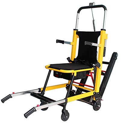 Treppensteiger Rollstuhl für Erwachsene, zusammenklappbar, leicht, Fabio Elektrischer Handruck, Treppenhebestuhl, Power Crawler, verstellbarer Evakuierungs-Treppenstuhl, Aluminiumlegierung