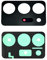 jbTec Kameraglas Ersatz mit Kleber kompatibel mit Samsung Galaxy Note 20 Ultra - Kamera Glas Camera Linse, Farbe:Schwarz