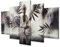 B&D XXL - Akustikbild 225x112 cm Bilder miit Akustikschaumstoff Hochleistungsschallabsorber Schallschutz Leinwandbild XXL 5 tlg Wandbild p-A-0040-b-o
