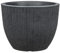 Scheurich Barceo 30, Pflanzgefäß/Blumentopf/Pflanzenkübel, rund, Farbe: Stony Black, hergestellt mit recyceltem Kunststoff, 10 Jahre Garantie, für den Außenbereich