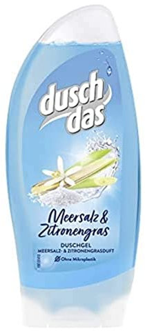 Duschdas Shower Gel Sea Salt & Lemongrass Shower Bath with Naturally Refreshing Fragrance Dermatologically Tested 250 ml Pack of 1
