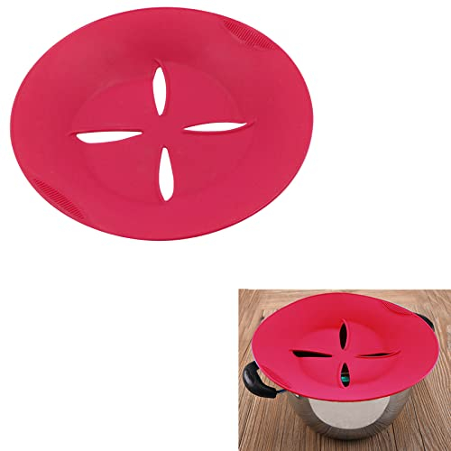 N-D Überkochschutz Silikon Dehnbare Silikondeckel Spritzschutz - 26.5 * 3.5cm für Töpfe und Pfannen, Mikrowellen-Deckel, Dampfgar-Aufsatz, Überlaufschutz kein überkochen und Spritzen,1 Stück