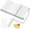 Windfromort Cortadores de Queso con Alambre, Guillotina Queso de Acero Inoxidable con 5 Alambres de Repuesto, Accesorios Cocina para Queso Cheese Slicer Cortador de Mantequilla