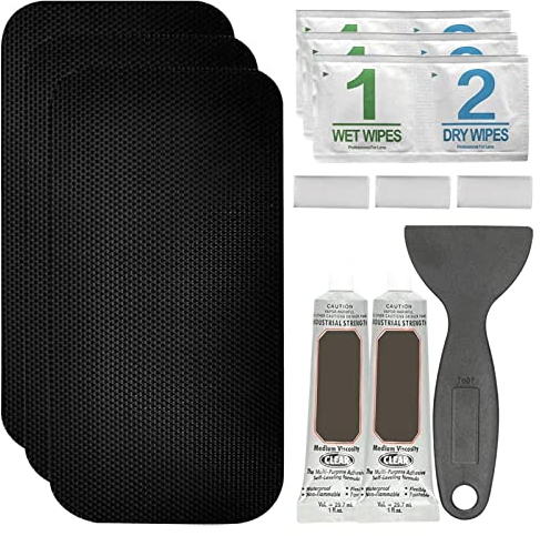 CYJXL Trampolin-Patch-Set | Trampolin-Reparaturset, verschleißfestes und tragbares Trampolin-Zubehör für Zelt, Befestigungsmatte Riss oder Löcher