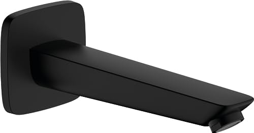 hansgrohe Logis - Badewanneneinlauf, Wanneneinlauf 19,5cm, Badewannenarmatur, Mattschwarz