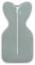 Love To Dream Swaddle UP, Baby Sleeping Bag, Fabric for Moderate Temp, Arms Up Position, Baby Essentials for Newborn, Hip-Healthy, Twin Zipper for Easy Nappy changes, Deep Olve, Medium, 6-8.5kg