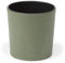 Tymar MADL001 Pot de fleurs avec insert - En plastique - Grand format - Forme ronde - Aspect burin - Pour l'intérieur et l'extérieur - Jardin, balcon, terrasse, maison - Vert ECO - Diamètre 30 cm