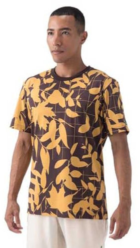 YONEX T-Shirt 16073 Nature Serie Limited Edition 2024 für Tennis, Badminton und Freizeit (DE/NL/SE/PL, Alphanumerisch, L, Regular, Regular, Braun)