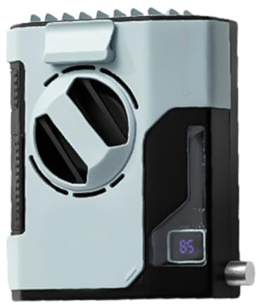 MLqkpwy Rechargeable Belt Fan, Portable Waist Fan, 5000mAh Multifunctional Compact Belt Fan with 5 Wind Speeds for Outdoor Workers