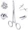 3mm Piercing Zange für Kugeln Edelstahl Tool Schmuck Kugel Halter Werkzeug Schraube Dermal Anchor Ball Pinzette Piercing Ball Grabber Zange Entfernung Werkzeug