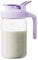 Pichet à lait en verre 940 ml anti-fuite avec couvercle et bec verseur en V pour conserver le lait maternel au lave-vaisselle.