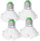 EXCEART 4Pièces Adaptateur à Douille Double Convertisseur Ampoule Séparateur Ampoule pour Hauts Plafonds