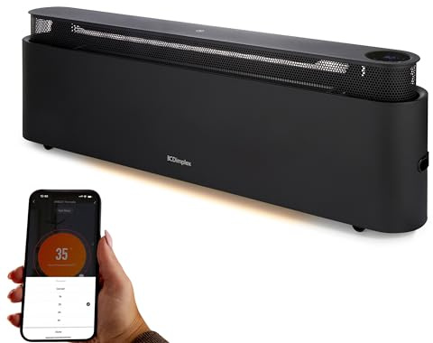 Dimplex DXBC22 ThermaIQ Smart WiFi Baseboard Convector Heater - Black