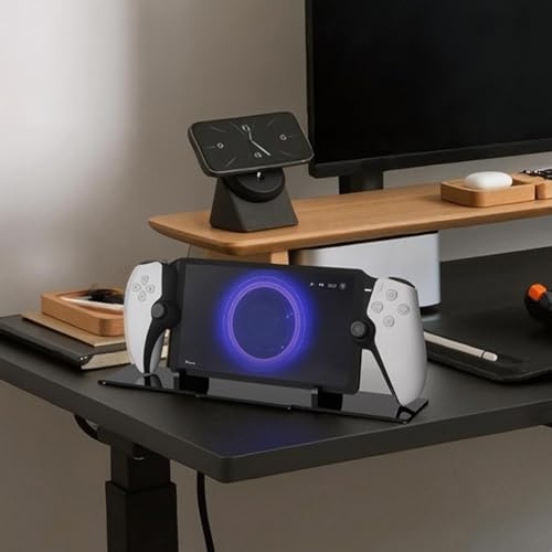 Acryl-Desktop-Ständer für PlayStation-Portal, erweiterte Dual-Kartensteckplätze, Basis-Dock-Halter für PS-Portal-Fernbedienungs-Player-Display
