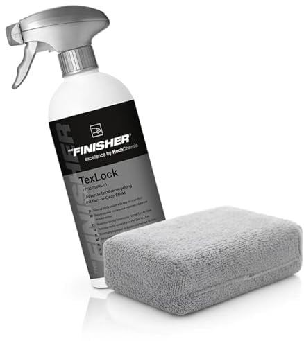 Autopflege Set Textilversiegelung aus Koch Chemie THE FINISHER TexLock Textil Versiegelung + wortek Mikrofaser Applikator Imprägnierspray Cabrio Verdeck Imprägnierung