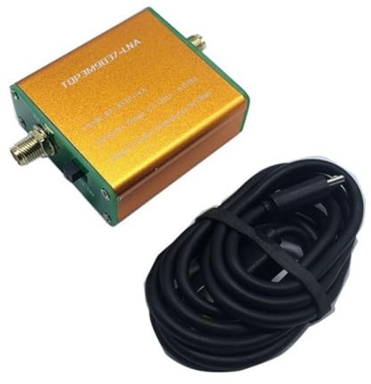 100k-6GHz Fullband-Funksignalverstärker mit 20dB Verstärkung, 0,4 dB Rauschmaß, hohe Linearität +35 dBm Ausgang, SMA-Buchse, für HF-Tests, Messung und Forschungsanwendungen