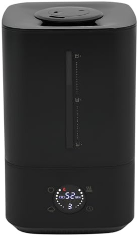 TONFEION Luftbefeuchter Schlafzimmer 6L, Heiß- und Kaltnebel-Humidifier mit Timer & Schlafmodus, 20dB Ultraschall Raumbefeuchter mit 360° Drehbare Düsen, Einstellbare Nebelmenge, für Pflanzen/Büro