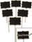 HOMETOOLS - 6x Klassische Holz Pflanz-Schilder, beschreibbar, 17cm, Classic, 6er Set