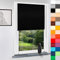 Aluminium Jalousie nach Maß, Endloskette, Kette, Monocomando, Maßanfertigung, für Fenster und Türen, Alu, Fenster, Klemmfix ohne Bohren (Schwarz, Höhe: 220cm x Breite: 60cm)