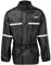 JDC Chaqueta De Lluvia para Moto Impermeable De Alta Visibilidad - Shield - Negro - M