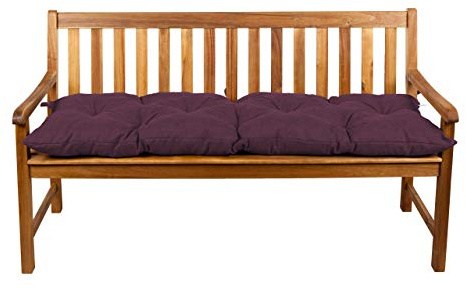 Gutekissen® Bankauflage Stuhlkissen Hollywoodschaukel Garten LS (100x40, Violett)