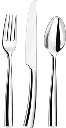Couzon C85100MBA1B82 Silhouette 18 Couverts entrée, Fromage, Dessert pour 6 Personnes