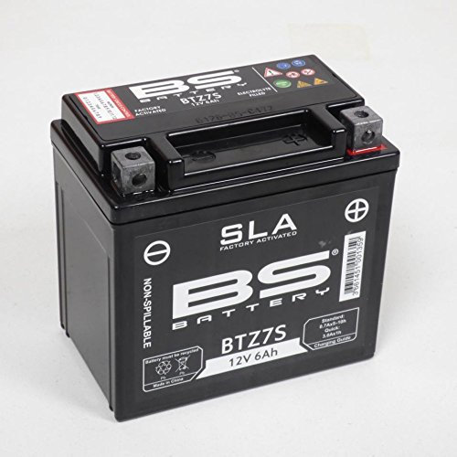 Batterie SLA BS Battery compatible avec Moto Honda 125 Xl V Varadero 2001 à 2016 YTZ7-S / 12V 6Ah