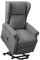 Gardenia Grau Elektrischer Sessel, Aufstehhilfe zum Relaxen, neigbar, aus Stoff, Farbe