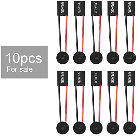 Yunir 10Pcs Motherboard Speakers, Desktop PC Computer Mainboard Case Beep Buzzer Speaker Connector Plug