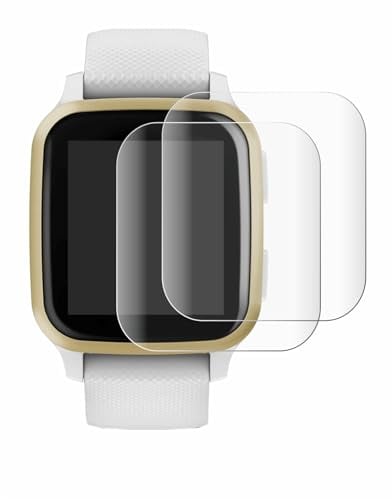 brotect Protection Intégrale 3D Incurvé pour Garmin Venu Sq (2 Pièces) - Couverture Complète, Film Protection Écran