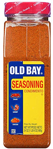 Old Bay Seasoning - Mix di spezie per gamberetti e granchi, miscela di spezie per frutti di mare, carne e pollame, dimensioni catering, contenitore da 680 g