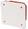 POLY POOL - PP0585 Scatola Derivazione da Incasso con Coperchio - Scatola Elettrica da Parete - Cassetta Derivazione con Viti per Fissaggio Coperchio Made In Italy