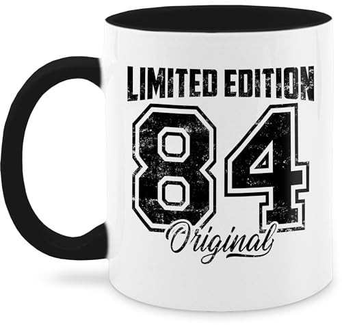 Tasse Tassen 325ml - 40. Geburtstag - Limited Edition 1985 Original Schwarz Vintage Vierzigster - 325 ml - Schwarz - 1984 geschenke geburtstagstasse 40 firrzich 1983 kaffeetasse jahre zum 40igster