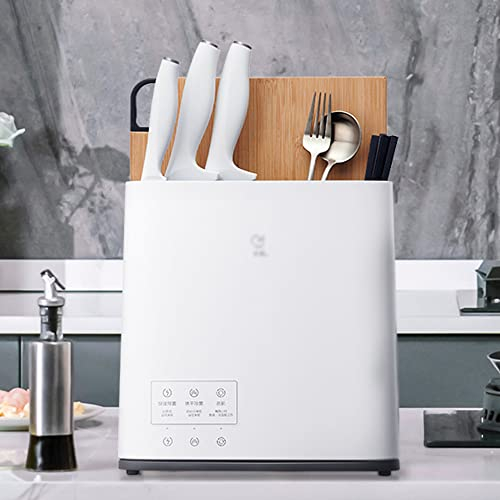 MNSRRN Sterilizzatore del Tagliere del Coltello, asciugatrice per la casa Diagramma di stoccaggio di Utensili da Cucina, Cucina Multi-Funzionale Pulito Strumento di disinfezione dell'utensile Pulito