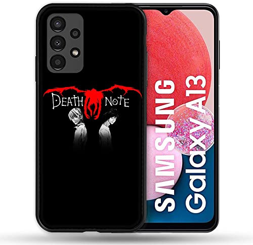Schutzhülle für Samsung Galaxy A13 / A04S, Motiv: Manga Death Note, Schwarz