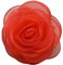 KABELIF Damen Blume Haarspange, Blume Haarklammer, Blume Haarclip Haarschmuck, Rose Broschen Ansteckblume, Blume Corsage für Hochzeit Bankett Party (Rot)