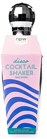 Disco Cocktail Shaker, Retro Party Accessories, Groovy Barware, Trendy Disco Ball Drinkware