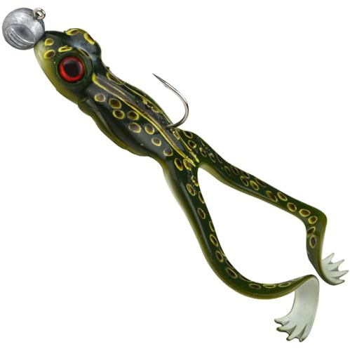 Spro The Frog to-Go 10cm 5g - montierter Gummifrosch
