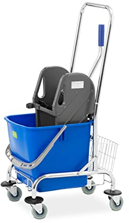 ulsonix UNICLEAN ONE30 Putzwagen mit Presse 30 L Putzwagen Reinigungswagen mit Presse Putzwagen mit Presse Putzwagen professionell