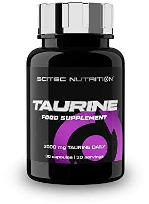 Scitec Nutrition Taurine, Complemento alimenticio a base de taurina, 90 cápsula