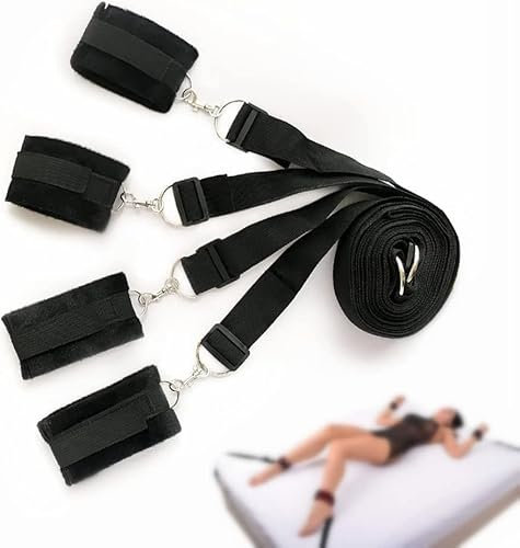 SmartRing Black Nylon Fitted Sheet Set Nylon Bedroom Accessories Role Playing Game