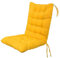 BAHULA Hohe Rückenlehne Stuhl Kissen, Patio Outdoor Stuhl Kissen Sitzauflagen, Recliner Soft Gartenstuhl Sitzpolster Kissen mit Rückenlehne für Innen, Büro, Zuhause, Schaukelstühle,Gelb,45 * 100cm
